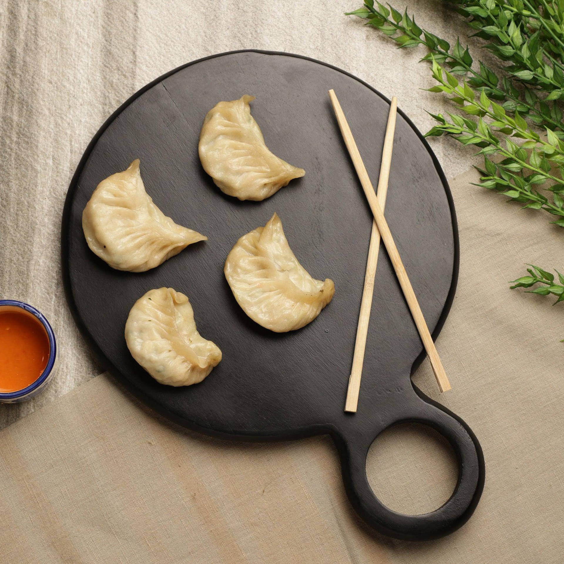 Wooden Serving Platter (Matte Black)